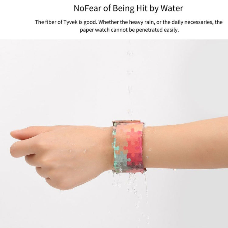Rudder Pattern Creative Fashion Waterproof Paper Watch Intelligent Paper Electronic Wristwatch, Rudder Pattern