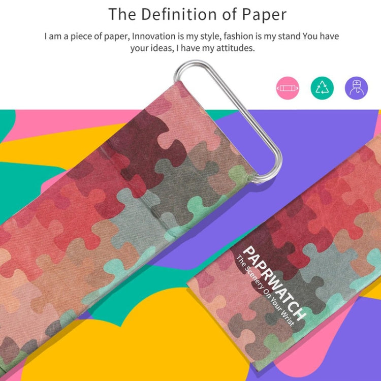 Rudder Pattern Creative Fashion Waterproof Paper Watch Intelligent Paper Electronic Wristwatch, Rudder Pattern