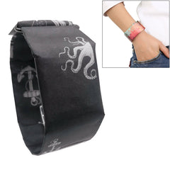 Rudder Pattern Creative Fashion Waterproof Paper Watch Intelligent Paper Electronic Wristwatch, Rudder Pattern