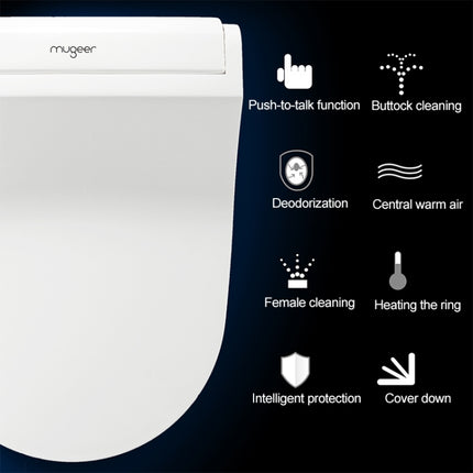 U Shape Multi-function Bathroom Automatic Cleaning Heating Intelligent Flush Toilet Cleaner Cover