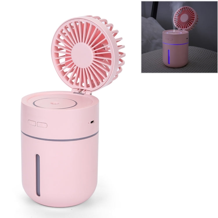 T9 Portable Adjustable USB Charging Desktop Humidifying Fan with 3 Speed Control