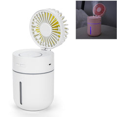 T9 Portable Adjustable USB Charging Desktop Humidifying Fan with 3 Speed Control