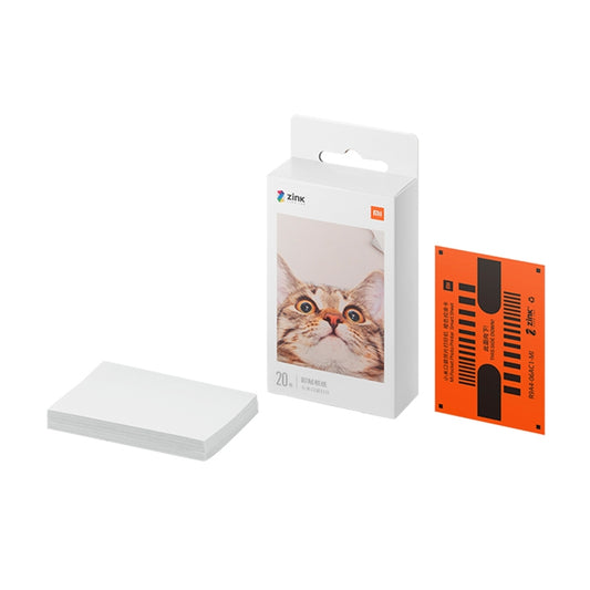 50 PCS Original Xiaomi Print Fotopapier Paste Papier für Xiaomi Pocket Fotodrucker, Pocket Fotodrucker Papier