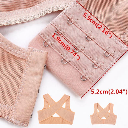 Women Ultrathin Kyphosis Correction Shoulder Support Tight-fitting Orthopedic Belt, Size:XL