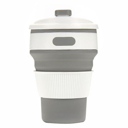 350ml Folding Portable Silicone Coffee Cup Multi-function Travel Cup
