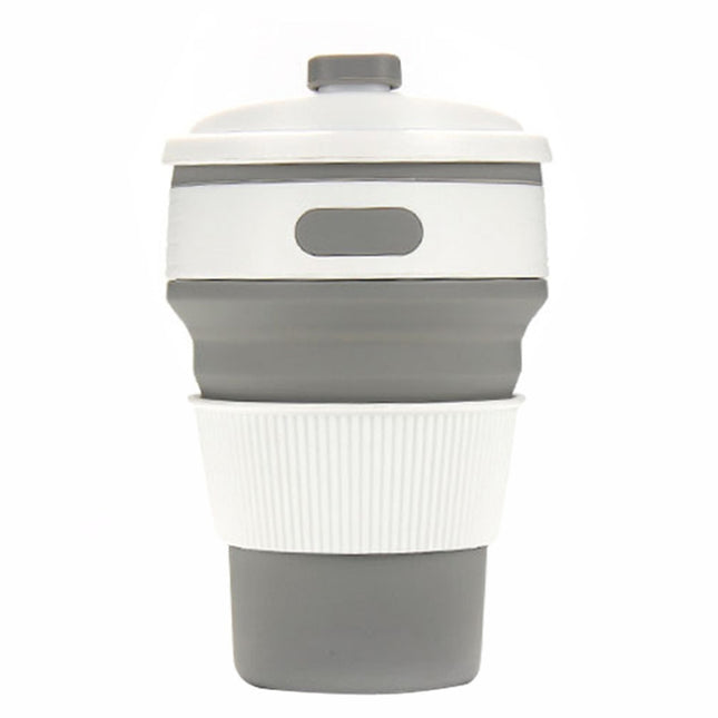 350ml Folding Portable Silicone Coffee Cup Multi-function Travel Cup