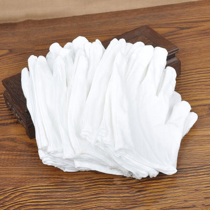 12 Pairs Pure Cotton Working Gloves, Thin Section, Thin Section