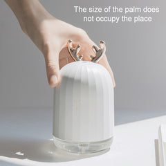 3life-318 2W Cute Rabbit USB Mini Humidifier Diffuser Aroma Mist Nebulizer with LED Night Light for Office, Home Bedroom, Capacity: 220ml, DC 5V, Rabbit USB Mini Humidifier