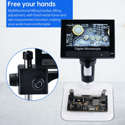 720P 4.3 inch Display Screen HD Industrial Digital Microscope