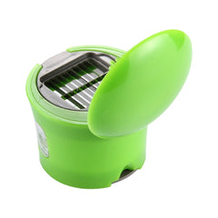 2 PCS Multi-purpose Mini Kitchen Tool Vegetable Garlic Manual Slicer Cutter Chopper Random Color Delivery, Mini Garlic Crusher