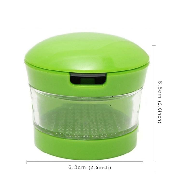 2 PCS Multi-purpose Mini Kitchen Tool Vegetable Garlic Manual Slicer Cutter Chopper Random Color Delivery, Mini Garlic Crusher