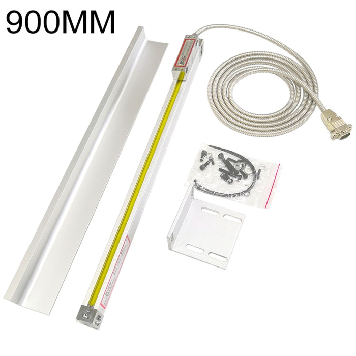 900mm Measuring Range Milling Lathe Digital Readout Encoder Grating Electronic Ruler Linear Scale, 900mm