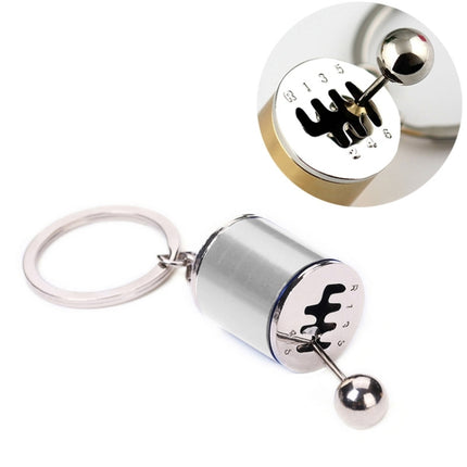 Six-speed Manual Shift Gear Keychain Key Ring Holder