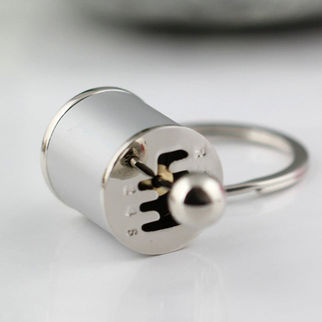 Six-speed Manual Shift Gear Keychain Key Ring Holder
