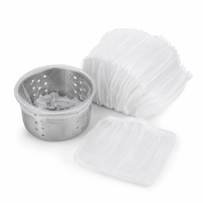 100pcs /Pack Sink Strainer Mesh Bags Disposable Kitchen Sink Filter Bags Elastic Fine Mesh Food Catcher for Sink Drain, Filter Bag