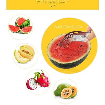 Creative Watermelon Melon Fruit Stainless Steel Cutter, Watermelon  Cutter