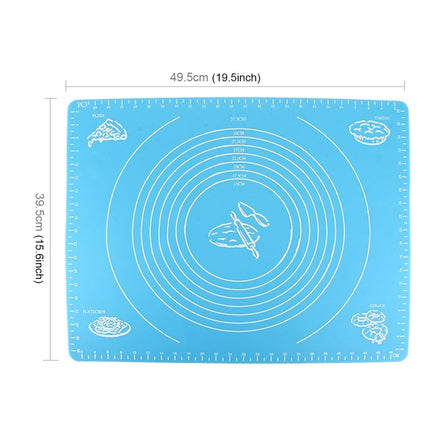 2 PCS Multi-purpose Baking Necessary Silicone Kneading Dough Pad / Flour Pad / Heat Insulation Meal Pad Random Color Delivery