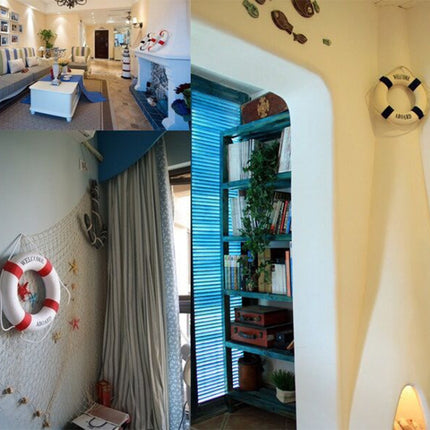 Decorative Life Ring Buoy Home Wall Door Hangings Decor, Diameter: 7cm / 14cm
