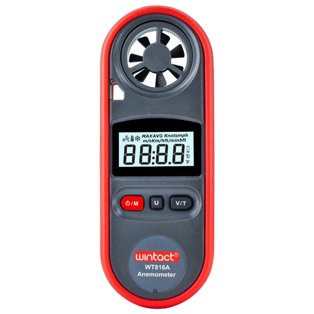 Wintact WT816A Digitales elektronisches Thermometer-Anemometer, WT816A