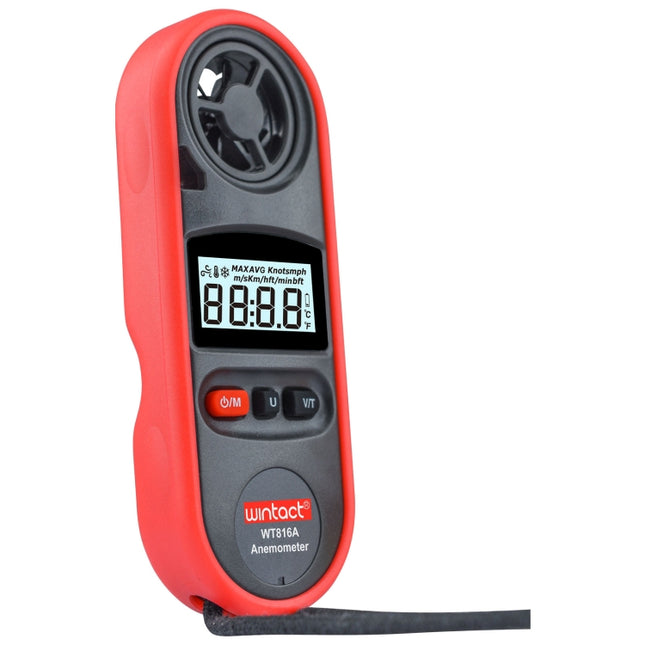 Wintact WT816A Digitales elektronisches Thermometer-Anemometer, WT816A