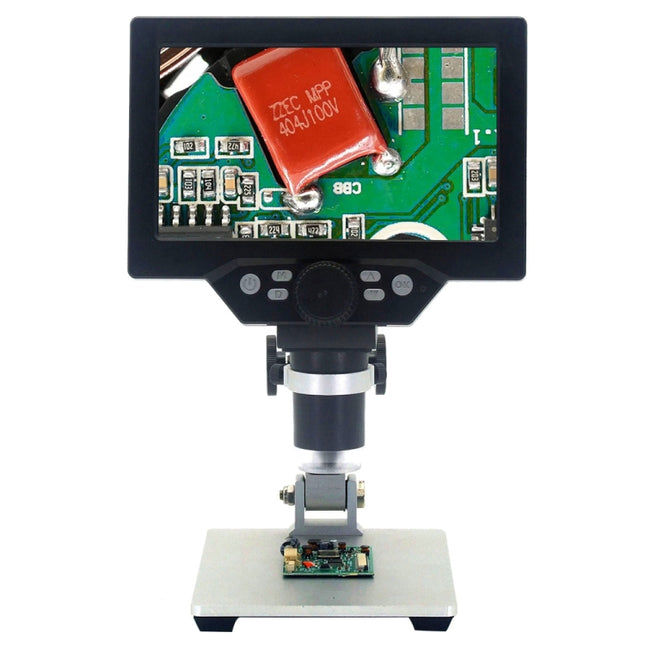 G1200 7-Zoll-LCD-Bildschirm 1200X Tragbares elektronisches digitales Tischmikroskop, AU-Stecker, Lithiumbatterie AU-Stecker, Lithiumbatterie EU-Stecker, Lithiumbatterie UK-Stecker, Lithiumbatterie US-Stecker