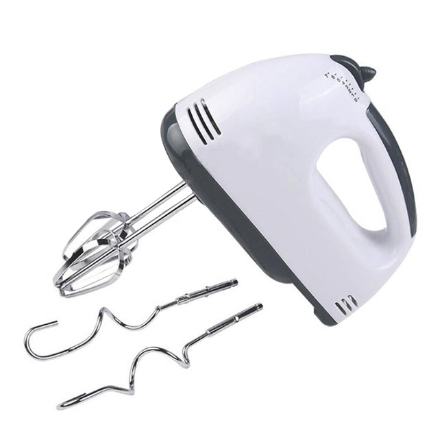 KN007364 100W Household Seven-speed Adjustable Handheld Electric Egg Beater, EU Plug