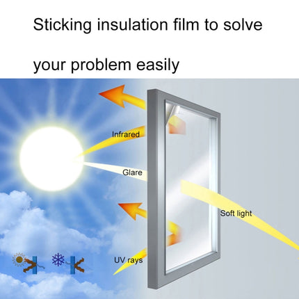 UV Reflective One Way Privacy Decoration Glass Window Film Sticker, Width: 100cm, Length: 1m