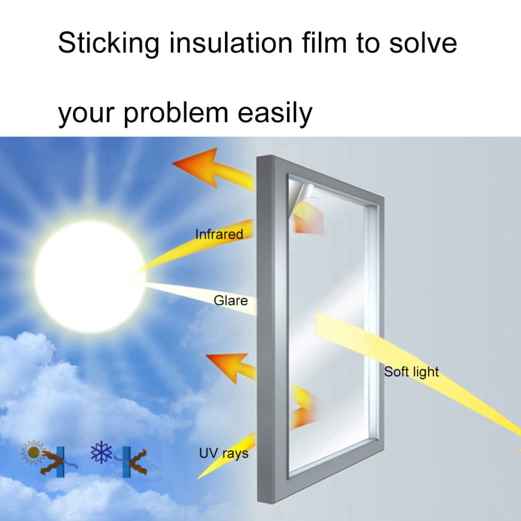 UV Reflective One Way Privacy Decoration Glass Window Film Sticker, Width: 30cm, Length: 1m
