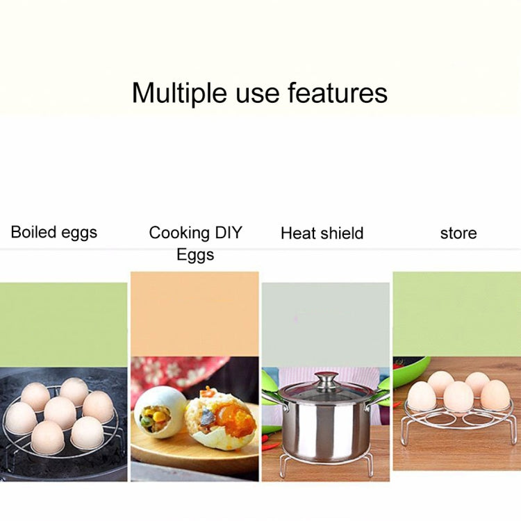 Steamer Rack Basket Egg Vegetable Steaming Trivet for Instant Pot Pressure Cooker, Diameter: 17.5cm, Height: 8cm, Diameter: 17.5cm, Height: 8cm