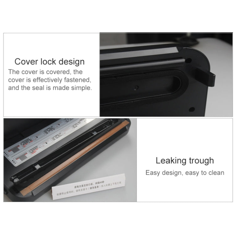 Household Commercial Food Vacuum Plastic Packaging Machine Sealer Closer Machine, UK Plug, Food UK Plug (Black), Food UK Plug (White)