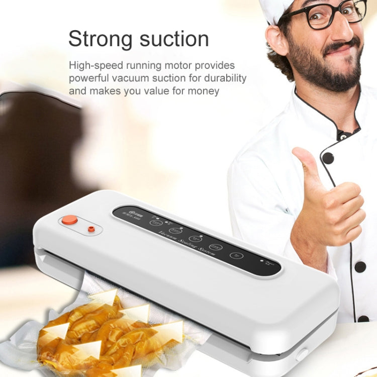 Household Commercial Food Vacuum Plastic Packaging Machine Sealer Closer Machine, UK Plug, Food UK Plug (Black), Food UK Plug (White)