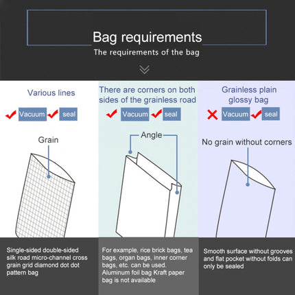 Household Commercial Food Vacuum Plastic Packaging Machine Sealer Closer Machine, US Plug, Food US Plug (Black), Food US Plug (White)