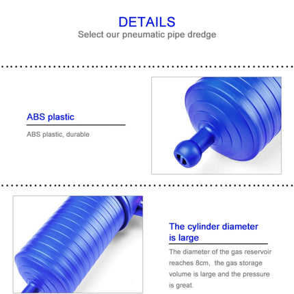 Kitchen Toilet High Pressure Drain Pipes Sinks Air Power Blaster Cleaner Plunger Clog Remover, Pressure Drain Pipes