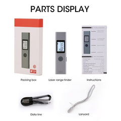 LS-2 25m Rechargeable LCD Digital Laser Rangefinder Distance Meter, 25m