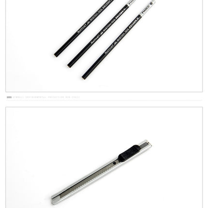 Beginner Sketching Tools (18 PCS Sketching Pencils + Charcoal Pencil + Erasers + Pen Curtain + Art Knife) Sketching Set, Sketching Set