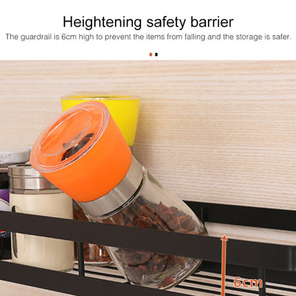 Stainless Steel Wall-mounted Kitchen Rack Hanging Seasoning Holder, Seasoning Holder