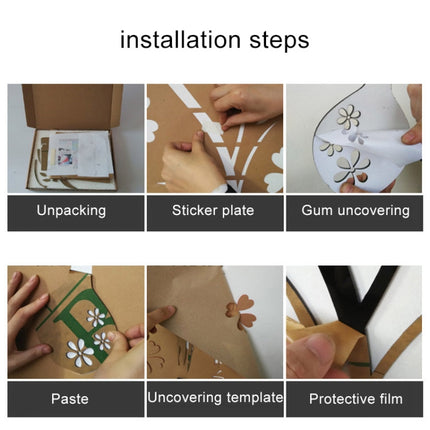 Creative Vase 3D Acrylic Stereo Wall Stickers TV Background Wall Corridor Home Decoration, Size: 79x200x4cm, Size: 79*200cm