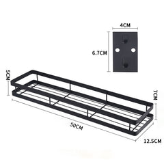 50cm Kitchen Punch-free Wall Mount Seasoning Storage Rack, 50cm
