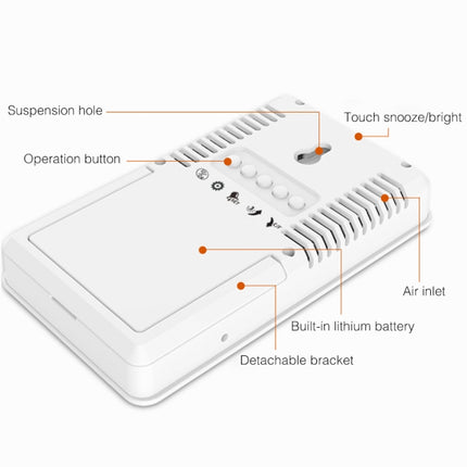 MC501 Adjustable Indoor Thermometer Hygrometer, Charging Version