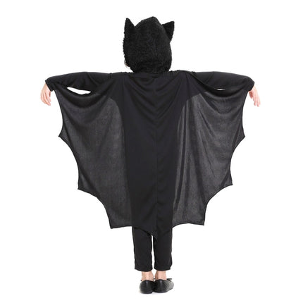 Halloween Costume Children Jumpsuit Bat Style Cosplay Costumes Stage Suit Size:S, Suggested Height:105-115cm