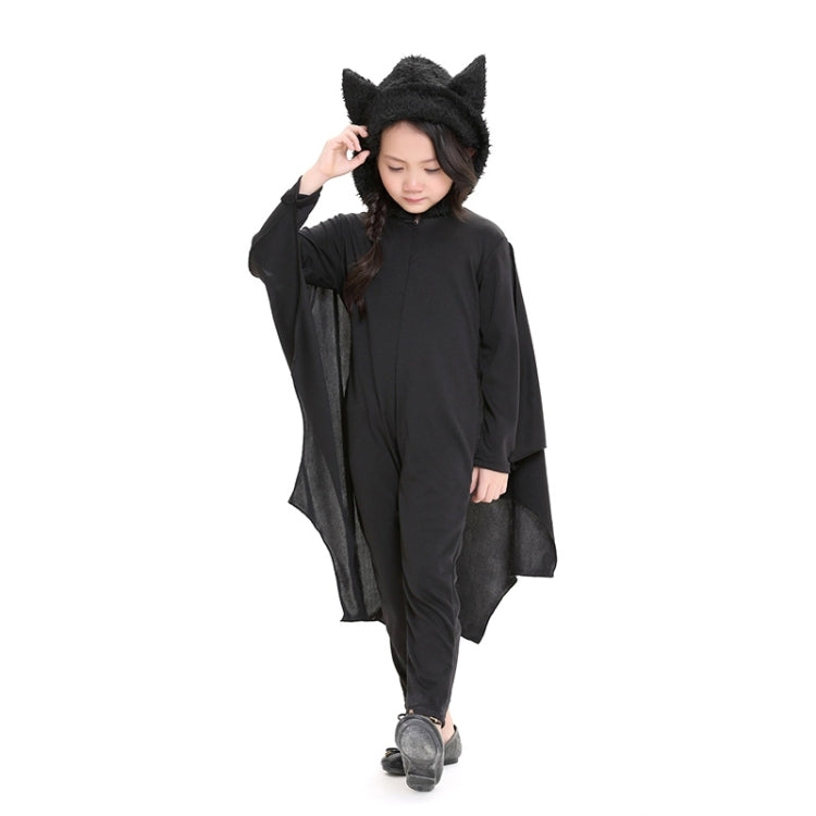 Halloween Costume Children Jumpsuit Bat Style Cosplay Costumes Stage Suit Size:S, Suggested Height:105-115cm