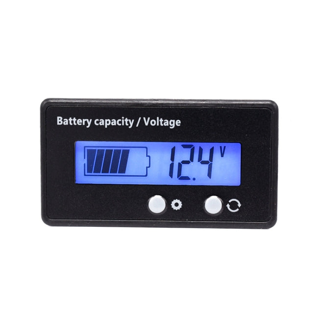 H6133 12V-84V Lead-acid Battery Voltage Tester Percentage Voltmeter Gauge Lithium Battery Status Monitor, 12V-84V Blue Light, 12V-84V Green Light, 12V-84V White Light