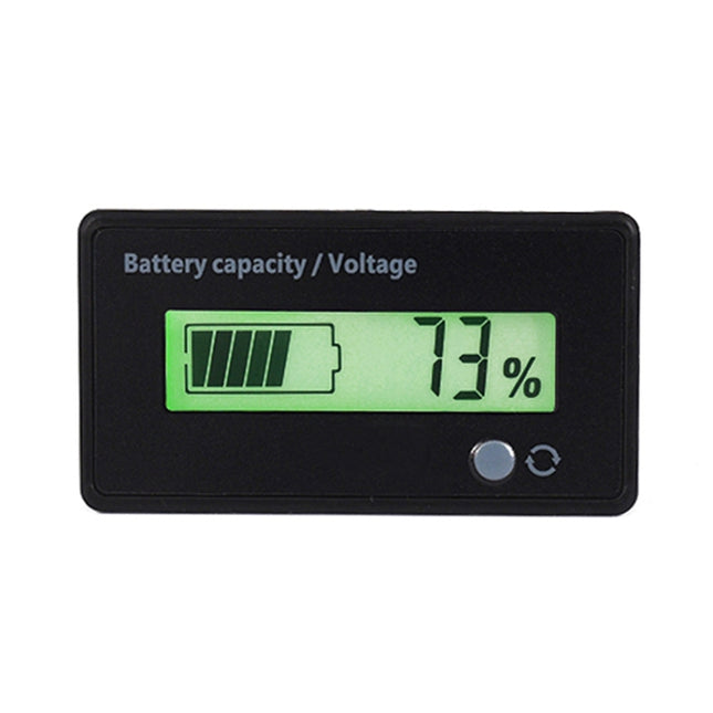 H6133 12V-84V Lead-acid Battery Voltage Tester Percentage Voltmeter Gauge Lithium Battery Status Monitor, 12V-84V Blue Light, 12V-84V Green Light, 12V-84V White Light