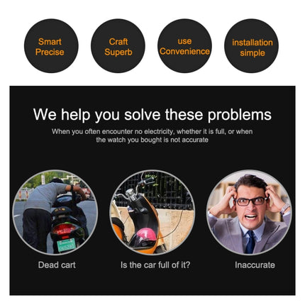 H6133 12V-84V Lead-acid Battery Voltage Tester Percentage Voltmeter Gauge Lithium Battery Status Monitor, 12V-84V Blue Light, 12V-84V Green Light, 12V-84V White Light