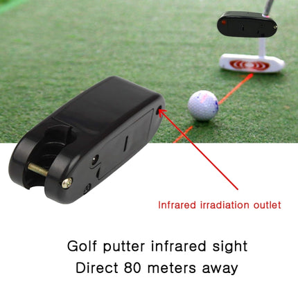 Golf Putter Laser Sight Corrector Golf Training Accessories, 2 PCS