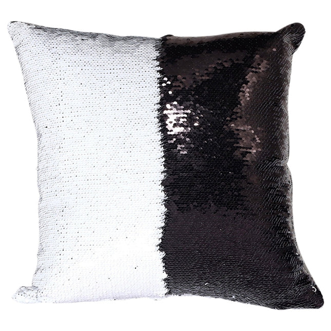 DIY Two Tone Glitter Sequins Throw Pillow Case Reversible Sequin Magical Color Changing Pillow Cover, Size: 40*40cm