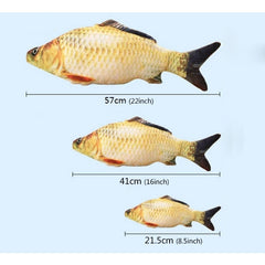 Simulation Fish Toy Funny Cat Toy Fish Stuff Scratching Post Board Toy, Small Size: 21.5 x 8.0 x 5.0cm
