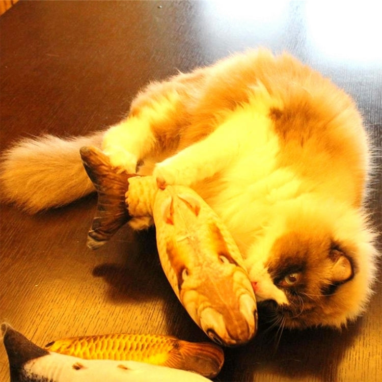 Simulation Fish Toy Funny Cat Toy Fish Stuff Scratching Post Board Toy, Small Size: 21.5 x 8.0 x 5.0cm