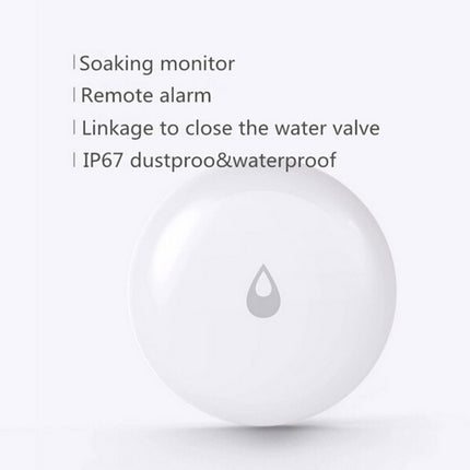 Original Xiaomi Youpin Aqara Water Immersing Sensor Flood Water Leak Detector for Home Remote Alarm Security Soaking Sensor, with the Xiaomi Multifunctional Gateway Use (CA1001)