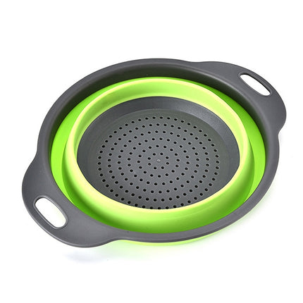 Creative Folding Vegetables Fruits Storage Basket Organizer Drain Basket, S, Size: 24.5*20*9cm